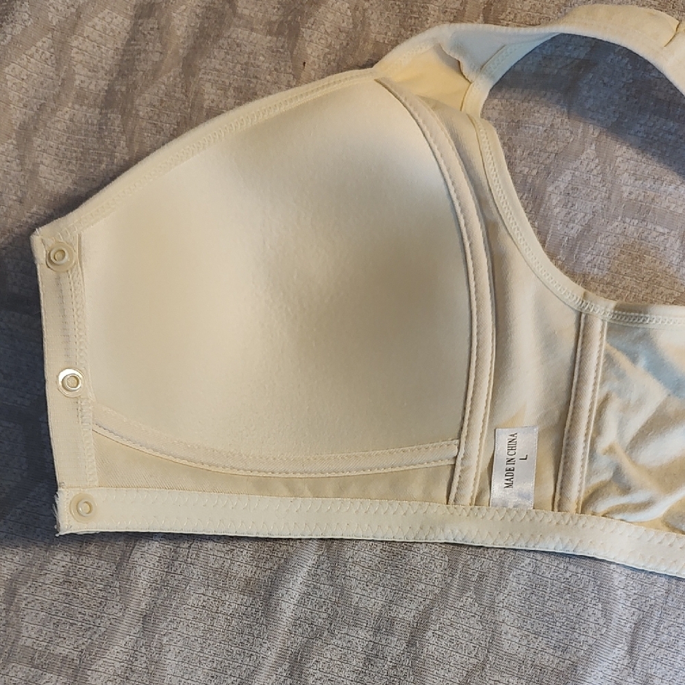 Floral Yellow Women's Bra - Picture 2 of 4